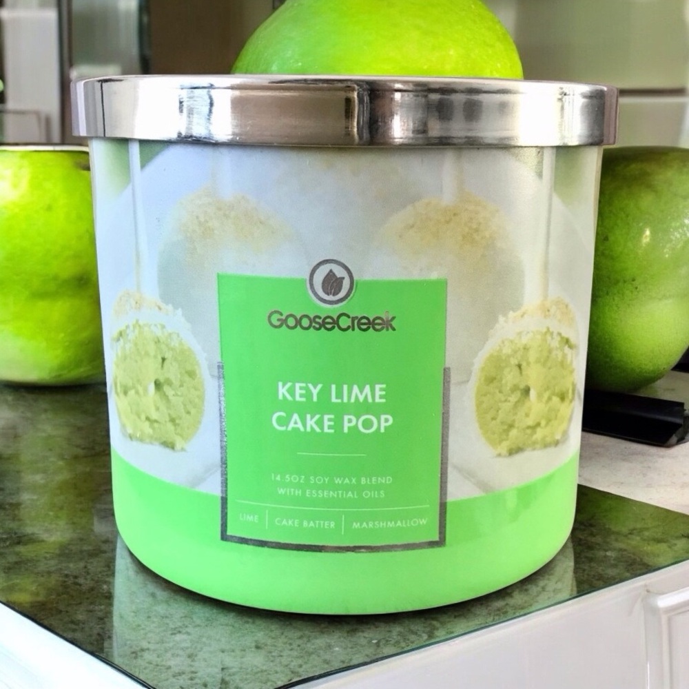 🆕40+ Hrs Key Lime Cake Pop 3 Wick Candle